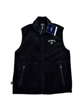 DARTMOUTH COLLEGE Fleece Ridgeline Mens Black Light University Vest Mens Small